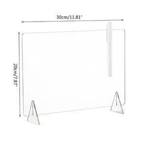 High Quality Personalised 3D Transparent Acrylic Glownotes Office Note Message Drawing Board For Writing Panting