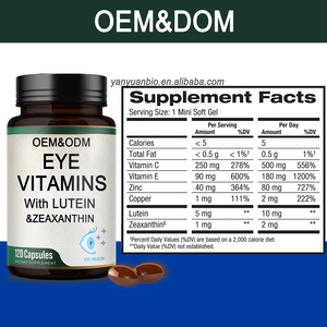 OEM Luteína Zeaxantina Suplementos Salud ocular Vitaminas Softgel Cápsulas - Product Image 3