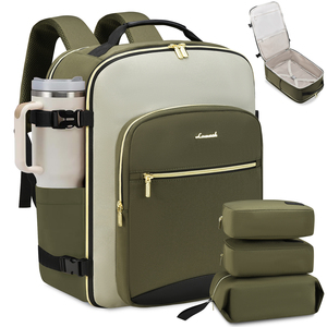 LOVEVOOK 2025 Tas Laptop Anti Air 35L yang Ditingkatkan untuk Wanita Pria, Disetujui Maskapai Penerbangan, Tas Ransel Perjalanan - Product Image 1