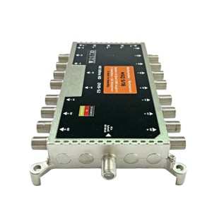 MSQ512 5x12 Terminal Satellite Multiswitch 950-2150MHz Amplificateur 4 <span class=keywords><strong>SAT</strong></span> + 1 Terre 12 Quattro Quad LNB 4K Ultra HD DVB-S2 Métal - Product Image 4
