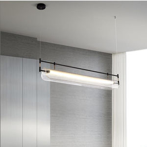 Iluminación de celo, luces colgantes de tira larga, barra de comedor, luz colgante lineal acrílica para el hogar, Hotel, restaurante - Product Image 4