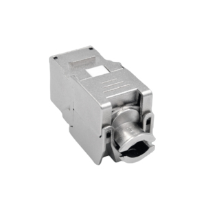 Coupleur Keystone <span class=keywords><strong>RJ45</strong></span> Cat6/FTP <span class=keywords><strong>T568A</strong></span>/B à montage sur panneau Ropassor, 39,16*21,4*16,3mm, câble solide 22-26 AWG, 100% testé, en zinc - Product Image 1