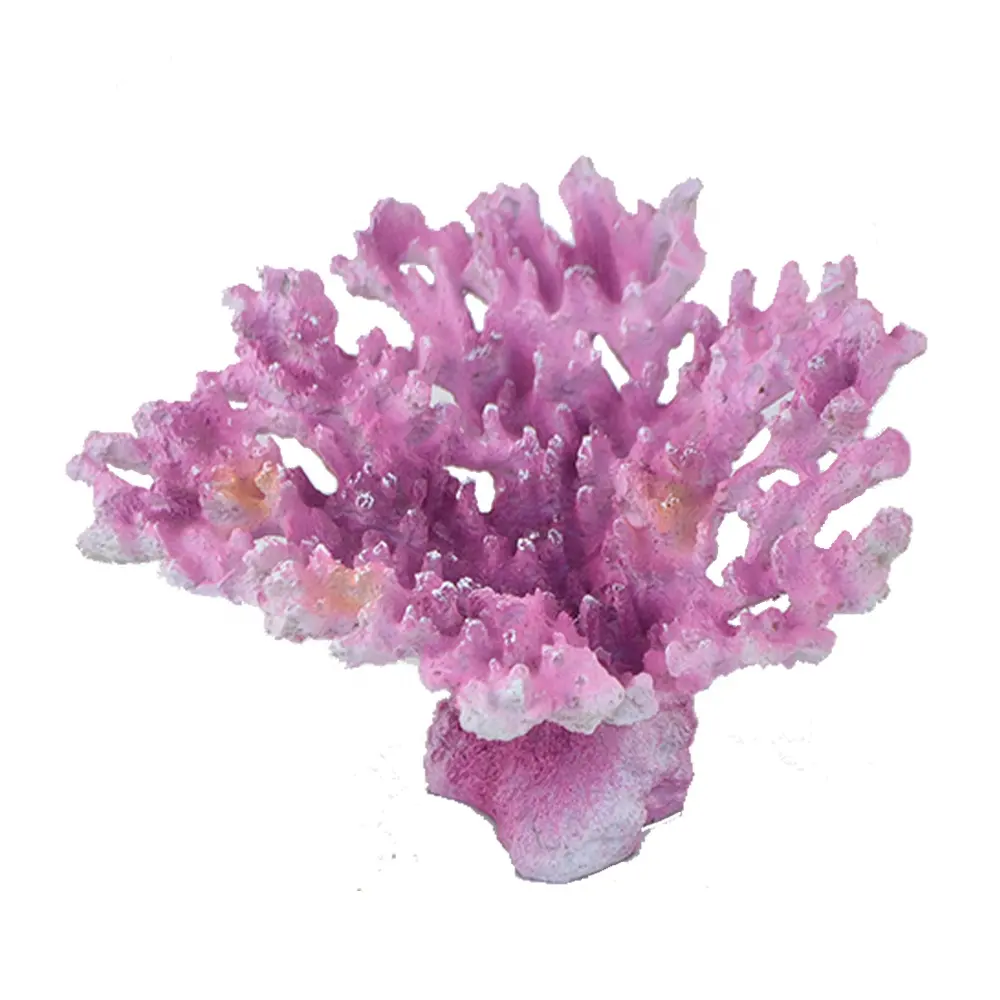 水族館装飾水槽樹脂装飾人工紫サンゴ礁インサート