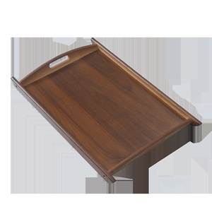 Plateau de service rectangulaire en bois avec poignée Junhao Daban Teaware Shop pour hôtels, salons de thé et usage domestique - Product Image 5