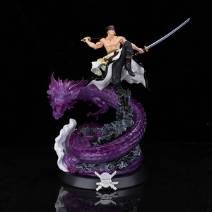 Figurine Roronoa Zoro de 35 cm, <span class=keywords><strong>One</strong></span> <span class=keywords><strong>Piece</strong></span>, figurine d'action d'anime, jouets pour adultes et enfants, manga, poupées de dessin animé, cadeau, modèle en PVC, décoration - Product Image 2