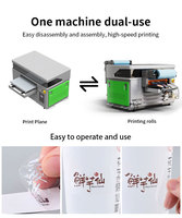 Sering digunakan Printer A2 UV XP600 4060 UV botol air plastik logam & kertas Inkjet dengan opsional CCD kamera ampelas