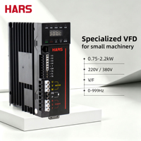 Variateur de fréquence VFD 0-999Hz 0.75kW 1.5kW 2.2kW 220V 380V 3 phases pour machines à bois