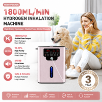 Inhalateur d'hydrogène PEM 1800 ml/min, débit réglable, membrane Dupont N117, machine d'inhalation d'hydrogène moléculaire