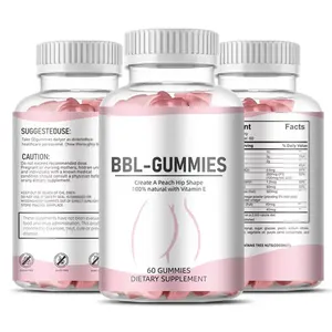 Private Label Women Bbl Buttock Enhancement Hip Enlargement Gummies Bbl Gummies