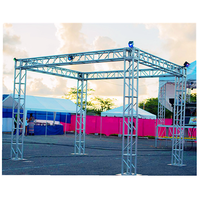 Structure de treillis spatial en aluminium, poutre de treillis Warren, treillis à poutres