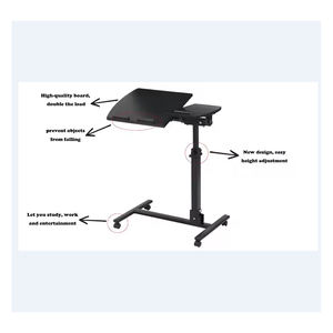 โต๊ะคอมพิวเตอร์แล็ปท็อปโต๊ะพับได้, โต๊ะเล็กสบายๆโต๊ะพับได้สำหรับห้องนอนหอพักนักเรียน - Product Image 5