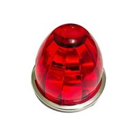 Feu de signalisation LED universel IP66 étanche à la poussière et aux chocs 12V 24V à économie d'énergie clignotant pour camion, côté véhicule, marine