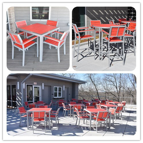 Ne pas Se Faner Imperméable Lattes En Plastique Pour Extérieur Banc/Table/Poubelle/Planteur