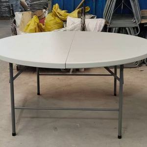 Mesa Plegable Redonda de Plástico Tradicional para Exteriores y Hospitales, Gran Venta - Product Image 3