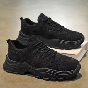 Zapatos Deportivos de Moda Casual para Hombre, Transpirables, con Suela Gruesa, para Correr, Caminar, Color Blanco, Estilo Verano - Product Image 4