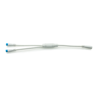 Conector M8 de 3 Pines, Macho y Hembra, para USB, Cable de Alimentación con Moldeo por Inyección de Goma, Conector Impermeable IP67 IP68