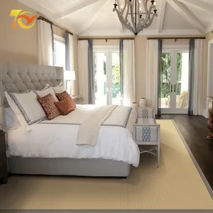 Tapete Hemp Natural Fiber polipropileno Fireproof Sisal em B & B hotel