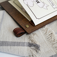 Tablero de Menú de Madera Personalizado, Portamenús de Madera con Grabado Personalizado y Logotipo para Restaurante