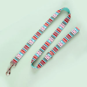 <span class=keywords><strong>Collar</strong></span> para Perro con Diseño Infantil Estampado a Color y Correa para Pasear al Aire Libre, Combinados con Lazos Delicados y Adorables - Product Image 5