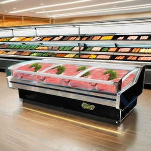 ตู้แช่เนื้อแบบอุณหภูมิเดียวสำหรับซูเปอร์มาร์เก็ตตู้แช่ประตูกระจกสำหรับเนื้อสดไฟ LED สำหรับใช้ในตู้เย็น - Product Image 3