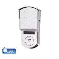 Serrure de Porte Intelligente Double Face Étanche IP65 avec Télécommande, Empreinte Digitale, Sans Clé, Bluetooth et Cloud pour Entrée Principale Électrique