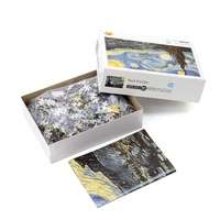 Teka-teki Susun Vincent Van Gogh Starry Sky Mainan Terlaris Mini 1000 Potongan Teka-teki Gambar