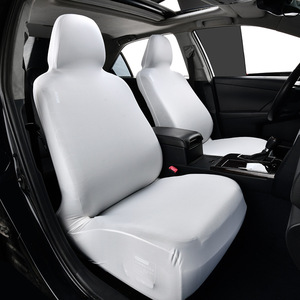 Housses de siège auto complètes pour sièges avant, élastiques, respirantes, anti-poussière, faciles à installer, ajustement universel sûr, pour BMW Toyota Honda - Product Image 1