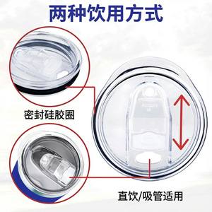 Stainless Steel Insulated Mug 20oz Slim Straight Cylinder Travel Cup With Slide Lid And Wide Mouth Design - Product Image 4