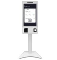 21/32 "berdiri interaktif pesanan pelayanan mandiri layar sentuh kios Totem dengan POS tiket Printer untuk sweter's/KFC