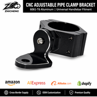 Support de fixation pivotant en aluminium anodisé CNC haute précision pour barre anti-roulis de moto Zhicheng ZC-HR-005