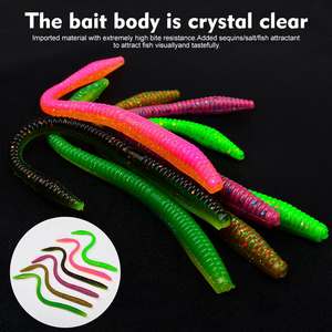 SNEDA Señuelos de Pesca de Hundimiento Lento Senko Worm, Cebo Artificial de Plástico Blando de Caída Natural para Pesca Finesse de Lubina y Perca - Product Image 3