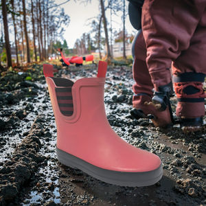 Botas Wellington Cortas Unisex para Niños, Botas de Lluvia Chelsea Impermeables, Plantilla de EVA, Diseña tus Propias Botas de Goma para Niños - Product Image 3