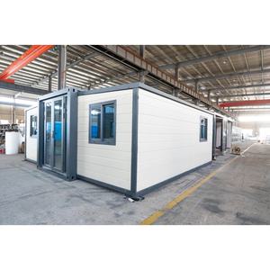 Vente flash : maison conteneur extensible en métal embossé de 20 pieds |   Villa préfabriquée de luxe |   Imperméable et ignifuge - Product Image 2