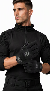 Guantes Tácticos de Cuero Resistentes a Cortes para Hombre, Transpirables, Compatibles con Pantalla Táctil, Ligeros, con Protección de Nudillos, para Patrulla - Product Image 5