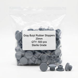 Bouchon en caoutchouc butyle de qualité médicale haute pureté pour flacons pharmaceutiques de 13 mm/20 mm - Product Image 6