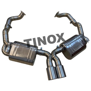 Sistema de Escape para Cayman/Boxster 981 2.7/3.4, Acero Inoxidable/Titanio, Valvetronic, Catback, Downpipe, Silenciador, Colector - Product Image 6