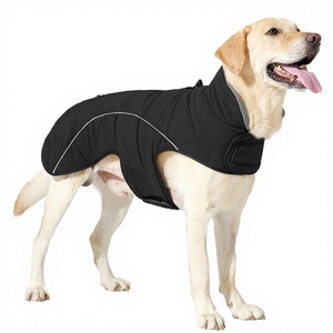 New Winter Solid Polyester Sport Thick Double-layer Warm <b>Dog</b> Clothing Windproof and <b>Waterproof</b> Can Pull Large <b>Dog</b> <b>Jacket</b> - Product Image 2