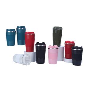 Vaso Térmico de Acero Inoxidable 304 de 500 ml, Taza de Café Aislada, Taza de Viaje Portátil con Funda de Silicona - Product Image 2