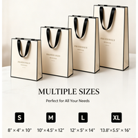 Sac de shopping personnalisé avec logo, sac cadeau en papier de qualité supérieure pour les magasins de détail, emballage cadeau, vente en gros