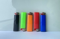 Briquet à silex en plastique portable Allume-cigare de cuisine en métal classique avec gaz