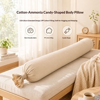 Oreiller de grossesse long et en forme de bonbon pour dormir sur le côté, soutien des jambes et du ventre, protection de la taille, coussin de soutien dorsal pour lit 100%