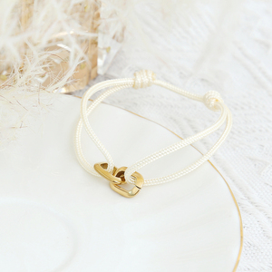 <span class=keywords><strong>Bracelet</strong></span> réglable en corde milanaise pour femmes et hommes, anneaux en acier inoxydable, <span class=keywords><strong>bracelet</strong></span> étanche, <span class=keywords><strong>bracelet</strong></span> de plage pour surfeurs - Product Image 6