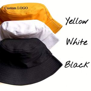 OEM Custom Logo Reversible Bucket <b>Hat</b> - Fashionable Fisherman Cap for Events and Sports - Product Image 1
