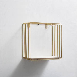 Moderne Creatieve Meubelen Goud Kleur Commodity Plank Opknoping Beugel Metalen Wandplank - Product Image 5