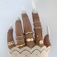C & J YANYE Multi Pieces Pack All Butterfly Series Opening Adjust Design Niche Love Pearl Fashion Fine Jewelry Women Rings Set
