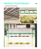 Stock USA/TH Garantie de 5 ans LED de ferme verticale à spectre complet 645W/720W