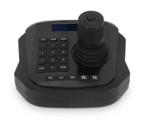 Teclado de red 4D Joystick IP PTZ Controller con pantalla LCD para cámaras IP Domo PTZ de alta velocidad