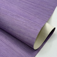 Revêtement mural en sisal violet naturel de haute qualité Mywind, papier peint en toile de jute uni moderne pour hôtel, villa, boutique, décoration