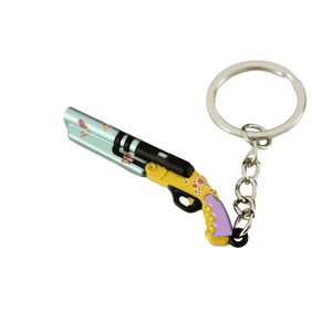 Magepunk Ghost Valorant porte-clés en métal Jeux dragon porte-clés killjoy pistolet court modèle jouets cadeau de vacances porte-clés noël - Product Image 1