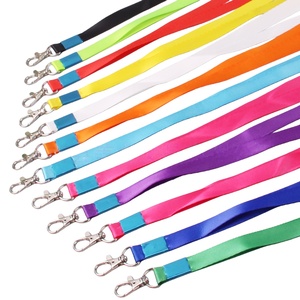 Custom Polyester Badge Lanyard with Lobster Clasp for Exhibition Work ID Student Card